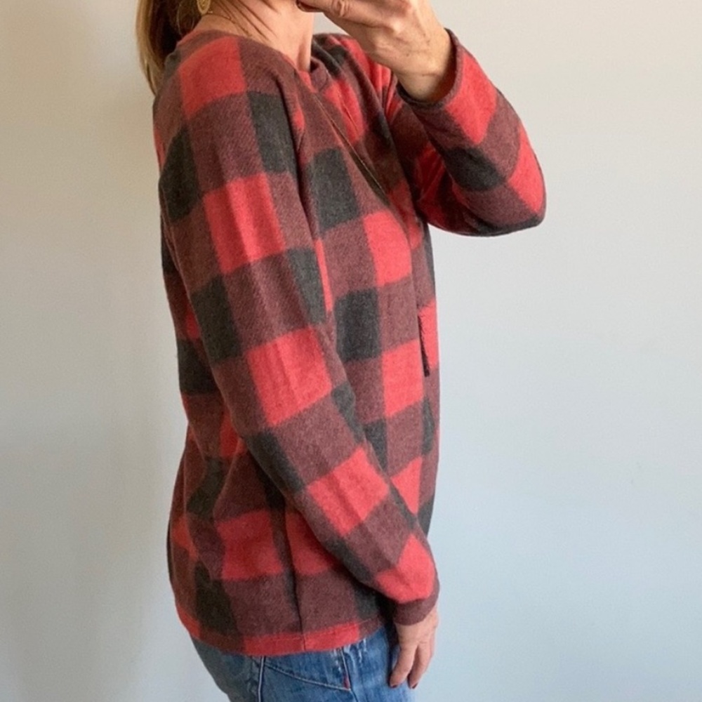 Red & Black Buffalo Check Tunic Top - Picture 5 of 5